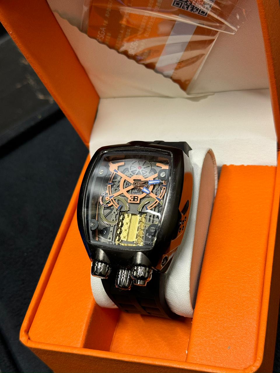 Black Chiron Tourbillon Prestige Watch