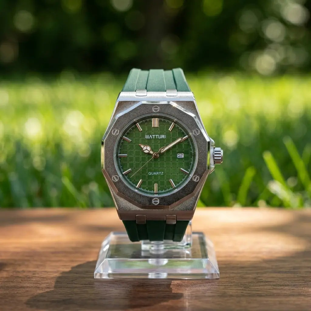 Green Maturri Premium Quartz Timepiece