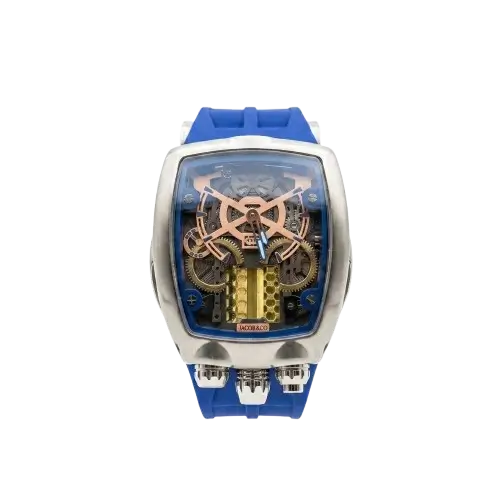 Royal Blue Chiron Tourbillon Luxury Watch