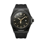 Black Maturri Analog Quartz Luxury Watch
