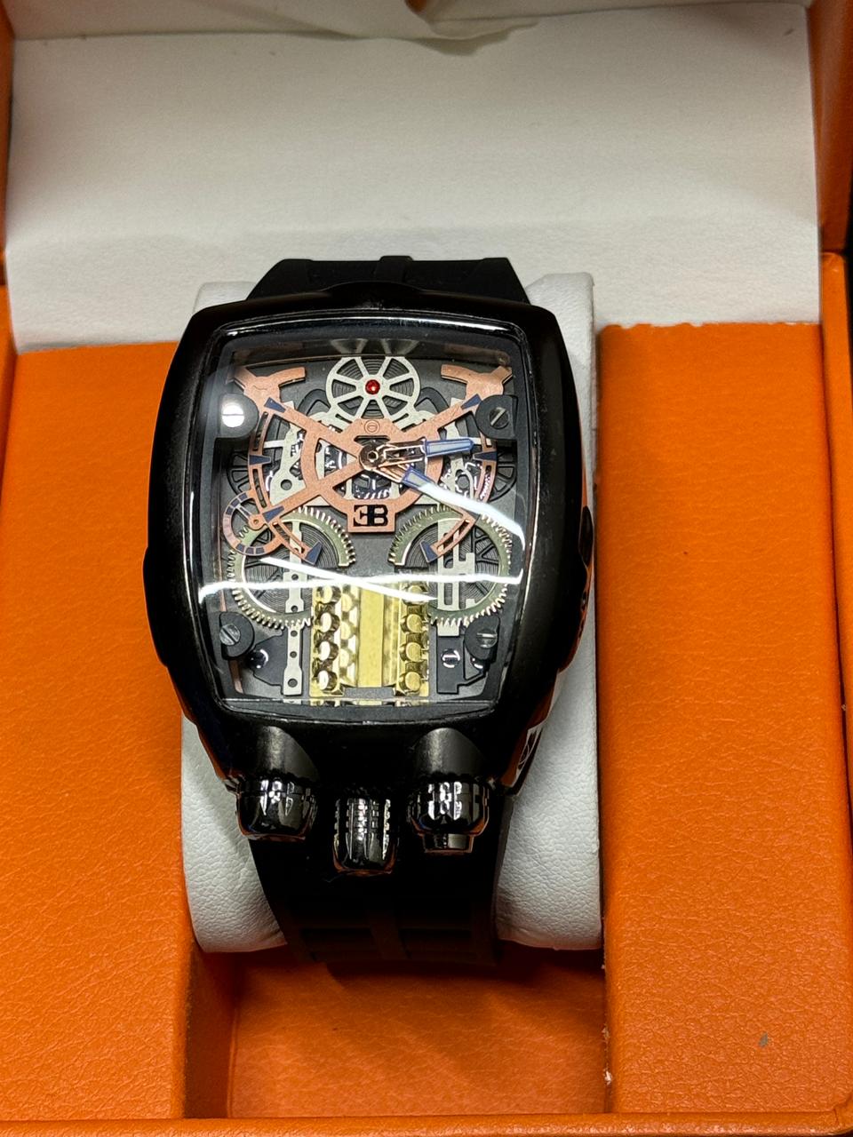 Black Chiron Tourbillon Prestige Watch
